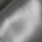 5 Pack Satin 20"x20" Napkins Silver - Luxurious Shine & Smooth Dinner Napkins