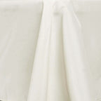 Polyester 72"x120" Rectangle Tablecloth Ivory - Durable and Stylish Table Cover