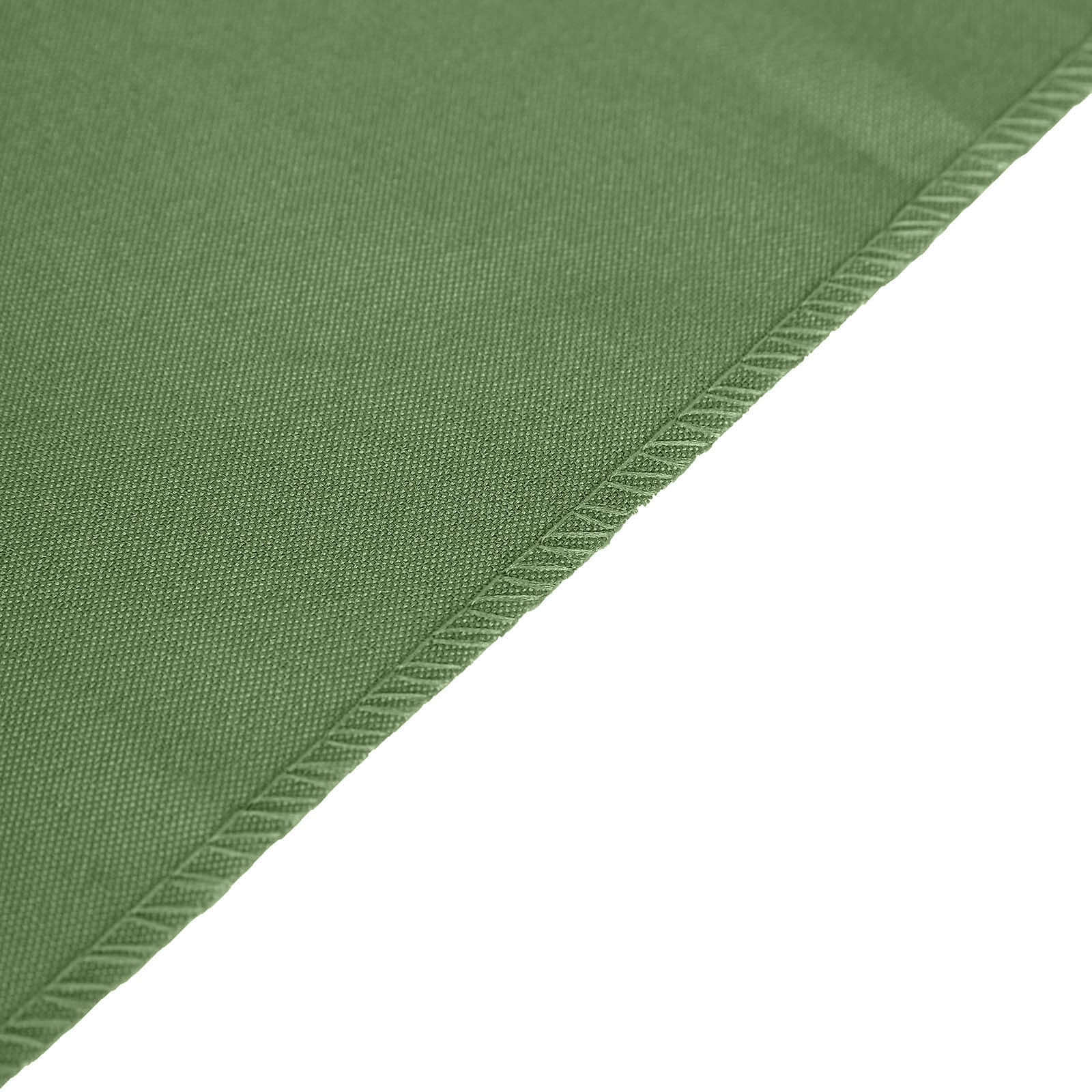 Polyester 12"x108" Table Runner Olive Green - Durable & Wrinkle-Resistant Table Decor