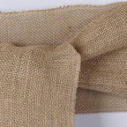 Burlap Chair Sash Natural 6"x108" Rustic Jute - Premium Design for Weddings & Gatherings