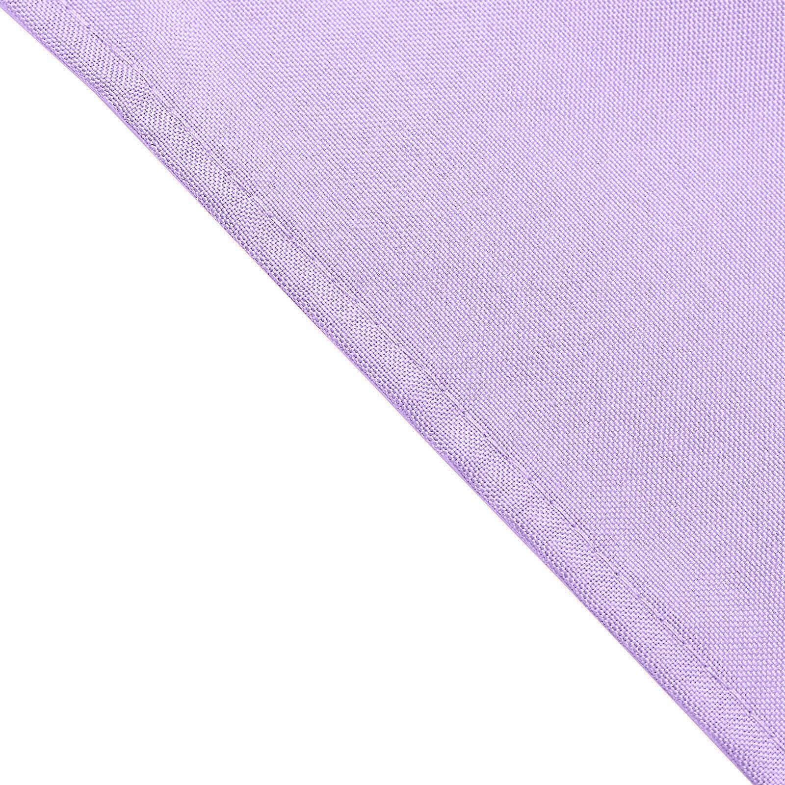 5 Pack Polyester 17"x17" Napkins Lavender Lilac - Durable & Wrinkle Resistant Dinner Napkins