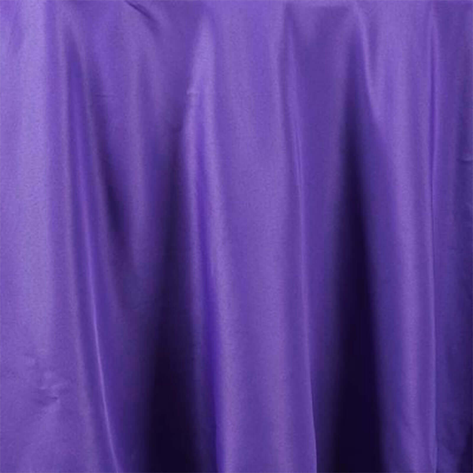 Polyester 132" Round Tablecloth Purple - Seamless Chic Table Cover