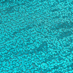 Sequin 12"x108" Table Runner Turquoise - Glittering Design