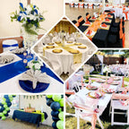 Satin 12"x108" Table Runner Fuchsia - Stylish Table Linen