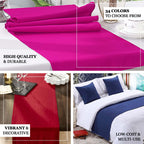 Polyester 12"x108" Table Runner Purple - Durable & Wrinkle-Resistant Table Decor