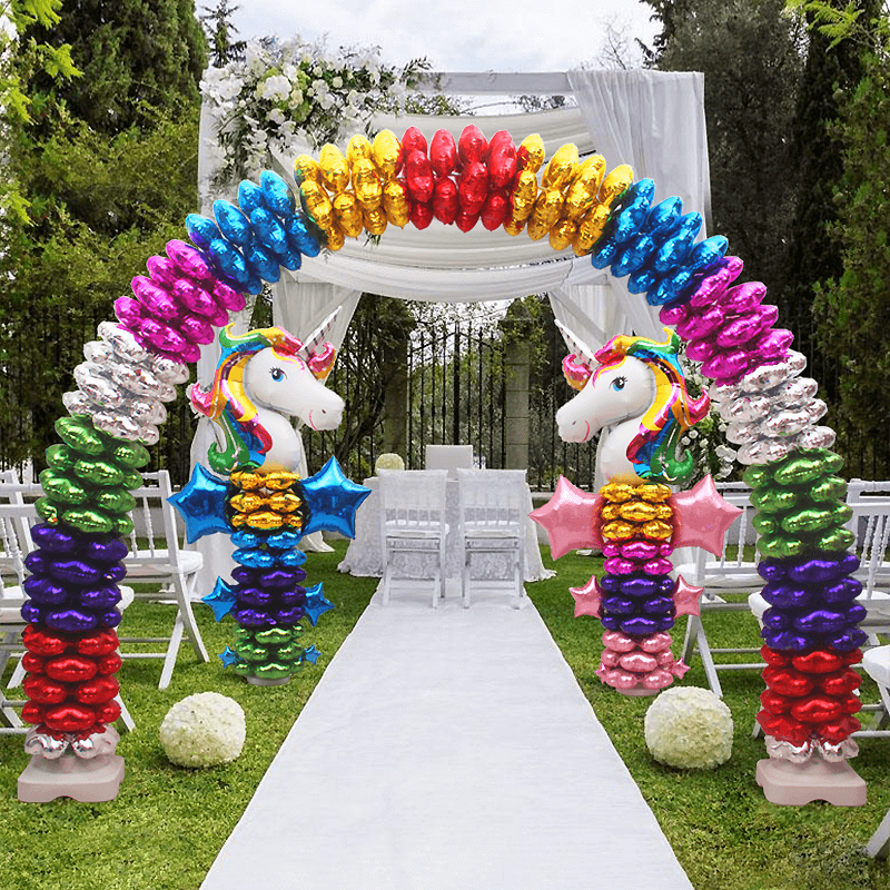 19ft Heavy Duty DIY Balloon Arch Stand Kit, Holds Up To 400 Balloons