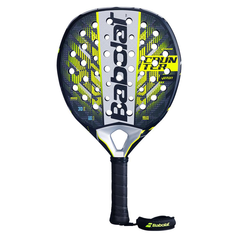 Counter Veron 2.5 Padel Racquet Black and Yellow - Bell Racket Store