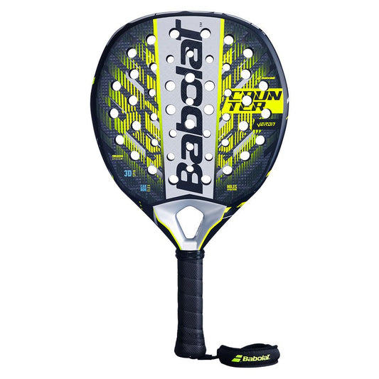 Counter Veron 2.5 Padel Racquet Black and Yellow - Bell Racket Store