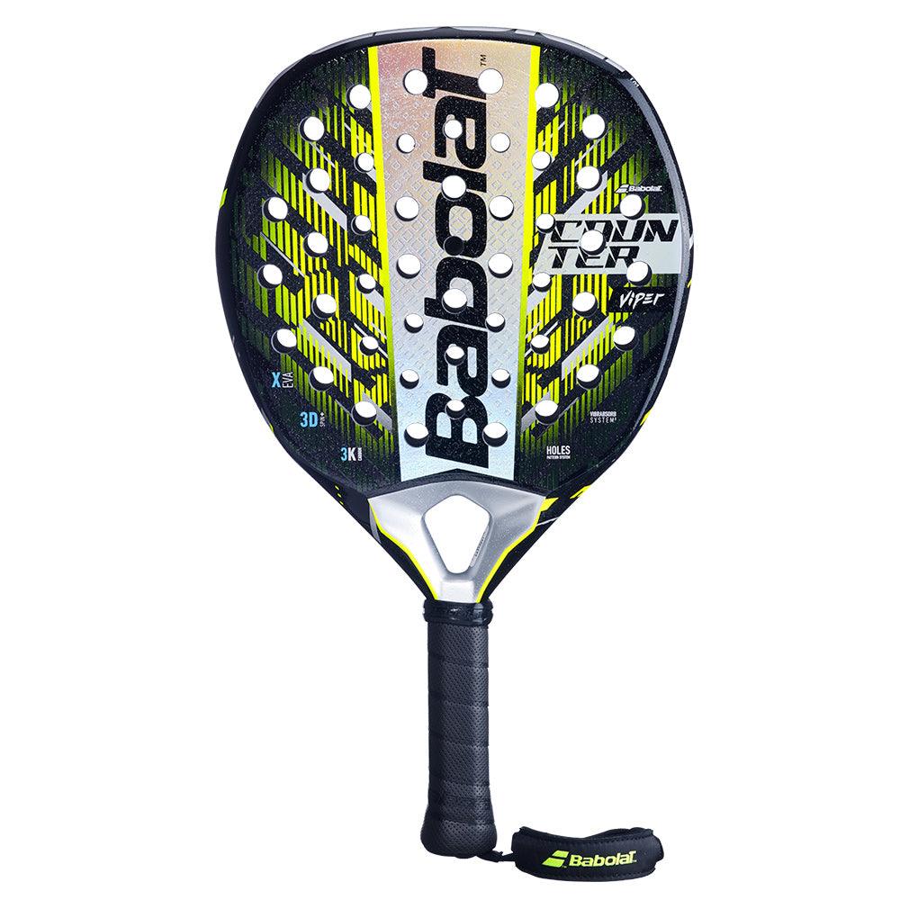 Counter Viper 2.5 Padel Racquet Black and Yellow - Bell Racket Store