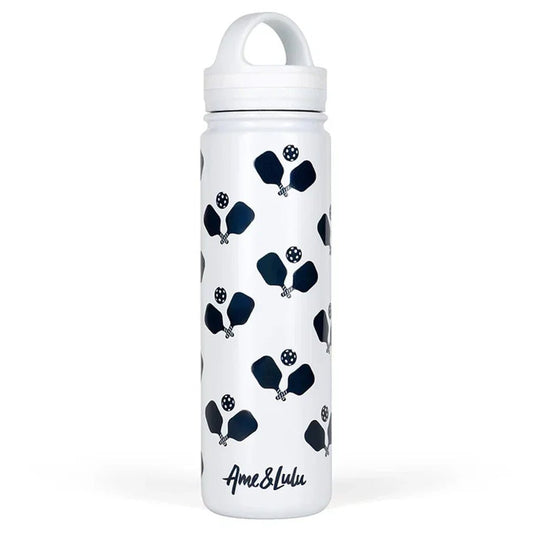 Court and Course Sports Water Bottle Crossed Pickleball Paddles - Bell Racket Store