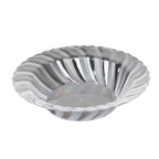 10-Pack Hard Plastic Fruit Bowls Clear Flared Design - Durable Disposable Bowls for Desserts 5oz
