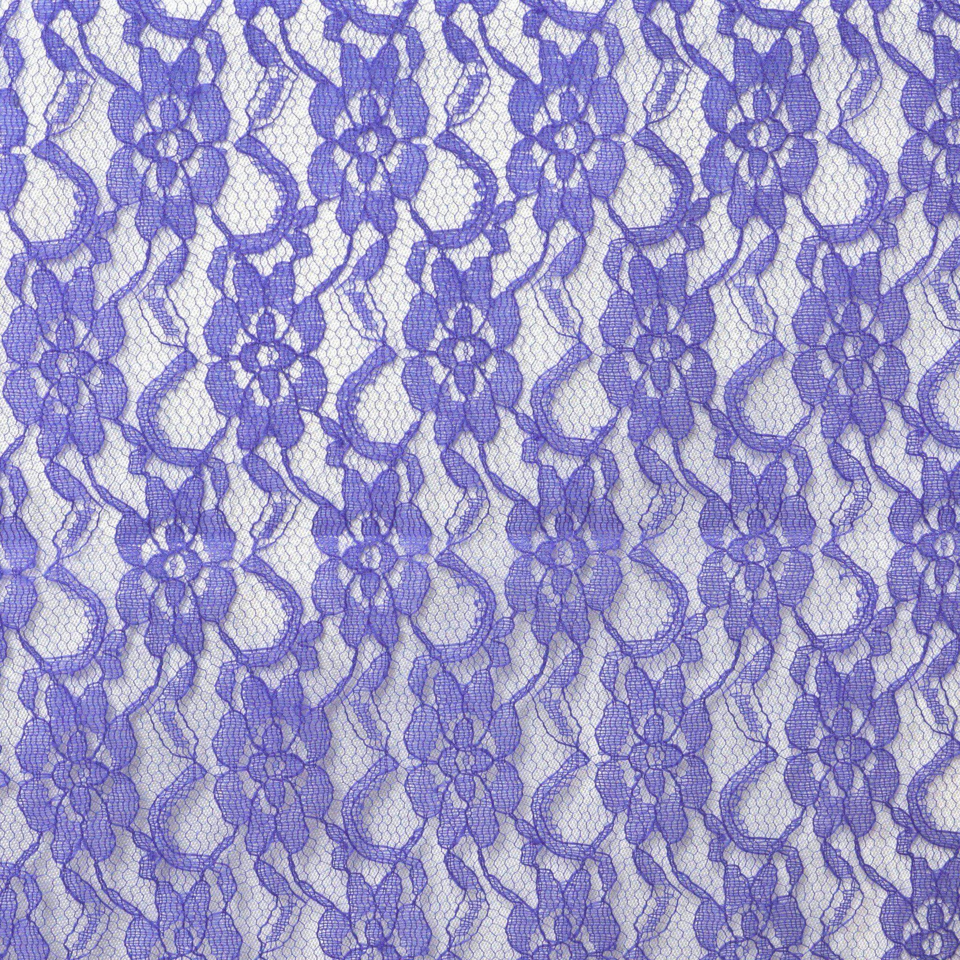 Floral Lace 12"x108" Table Runner Royal Blue - Stylish Vintage Table Decor