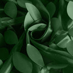 Taffeta 132" Round Tablecloth Green | 3D Leaf Petal Design Seamless Table Cover