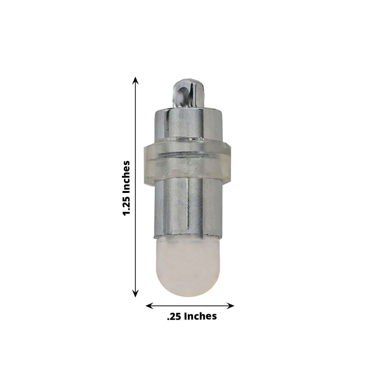 12-Pack Balloon Lights Bullet Design Purple - Waterproof LED Centerpiece Filler Lights