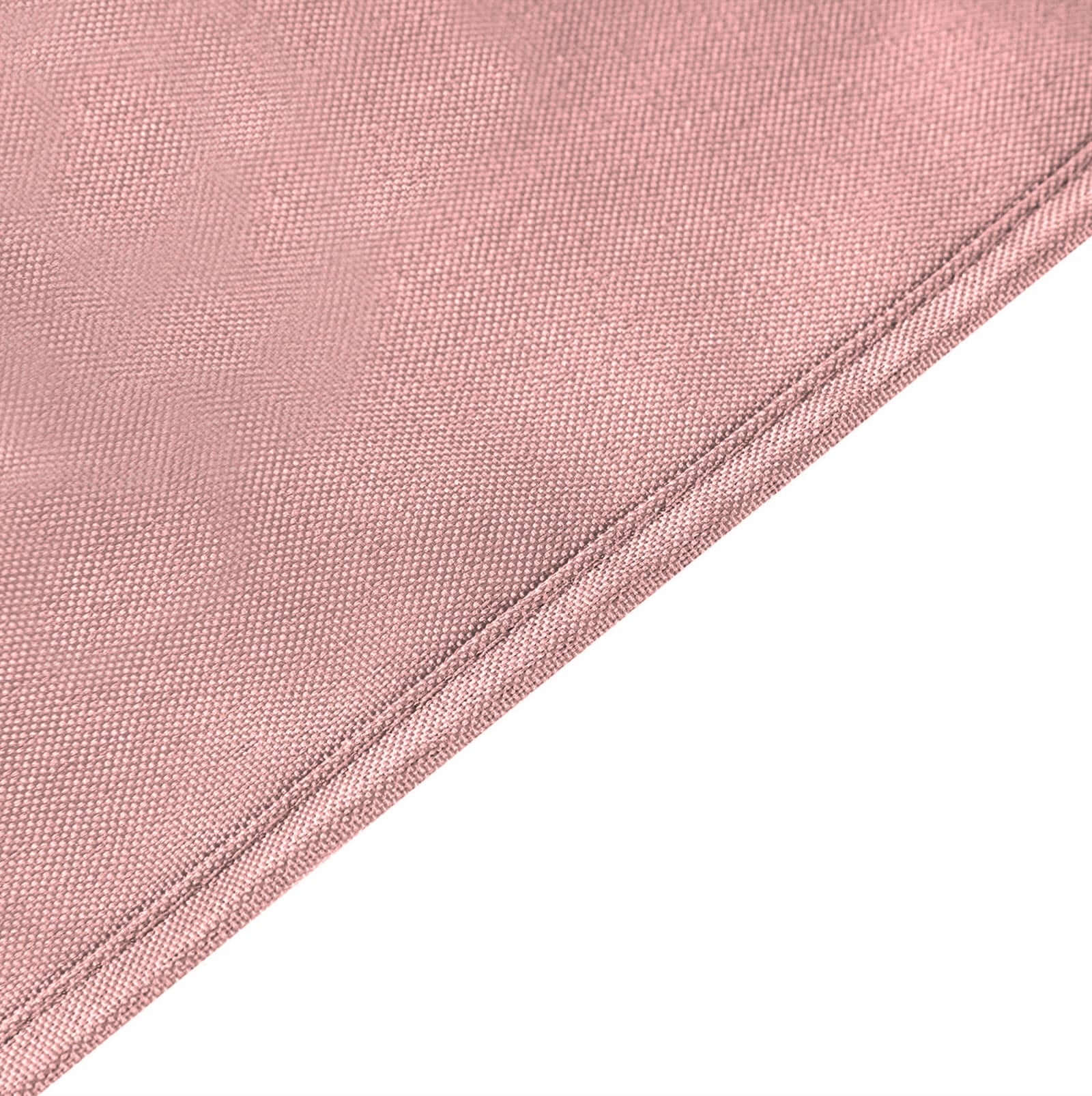 Polyester 54"x54" Table Overlay Square Tablecloth Dusty Rose - Wrinkle-Resistant & Durable Table Cover