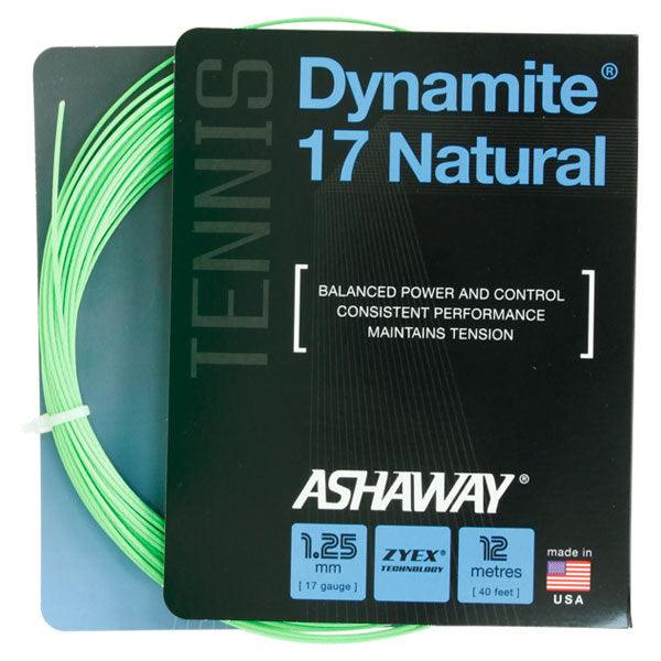 Dynamite 17 Natural Tennis String Optic Green - Bell Racket Store