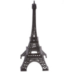 Eiffel Tower Table Centerpiece Metal Black - Stylish Decorative Cake Topper for Parties & Gatherings 10"