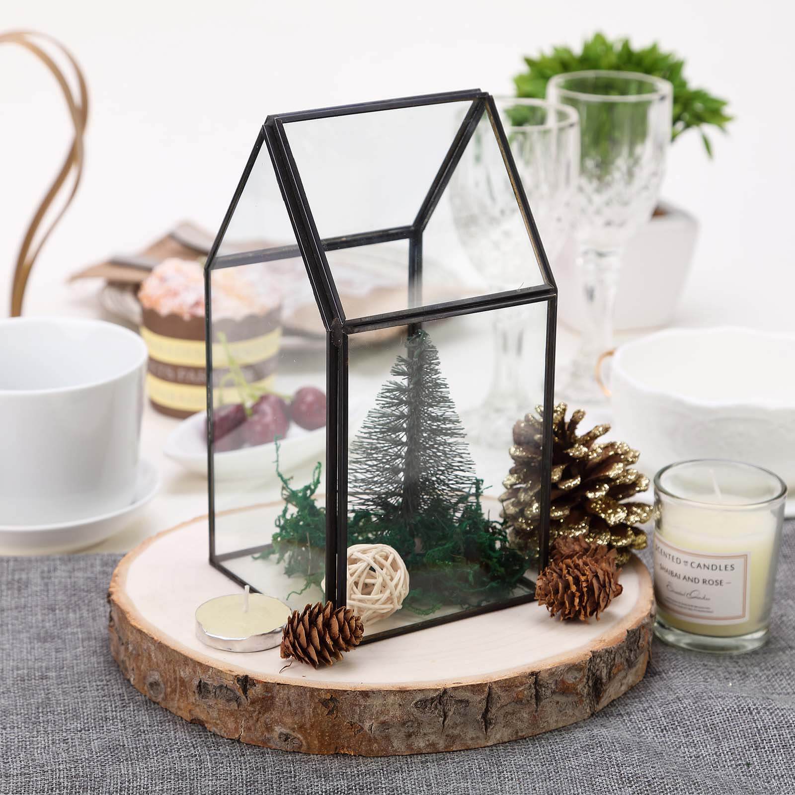 Rustic Poplar Wood Slices Round - Versatile Centerpieces for Tablescapes 9" Dia