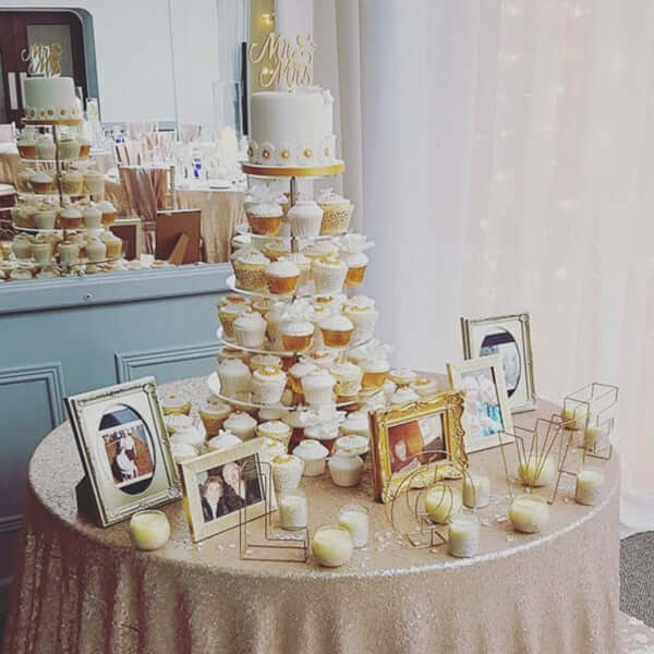 14" Round Clear Acrylic Cake and Cupcake Display Stand Plates, DIY