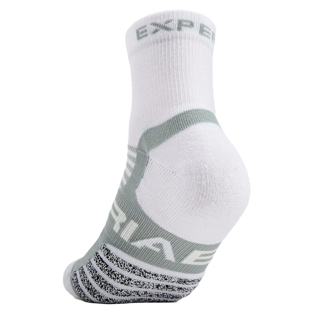Experia Light Cushion Ankle Tennis Socks White - Bell Racket Store