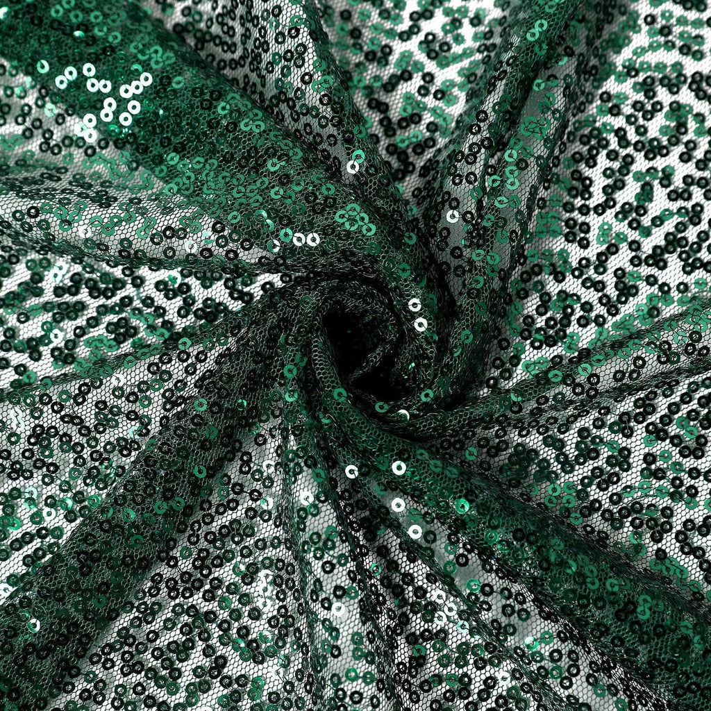 Sequin 20"x20" Napkin Hunter Emerald Green - Shimmering Dinner Napkin
