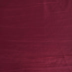 Taffeta 120" Round Tablecloth Burgundy - Seamless Accordion Crinkle Table Cover