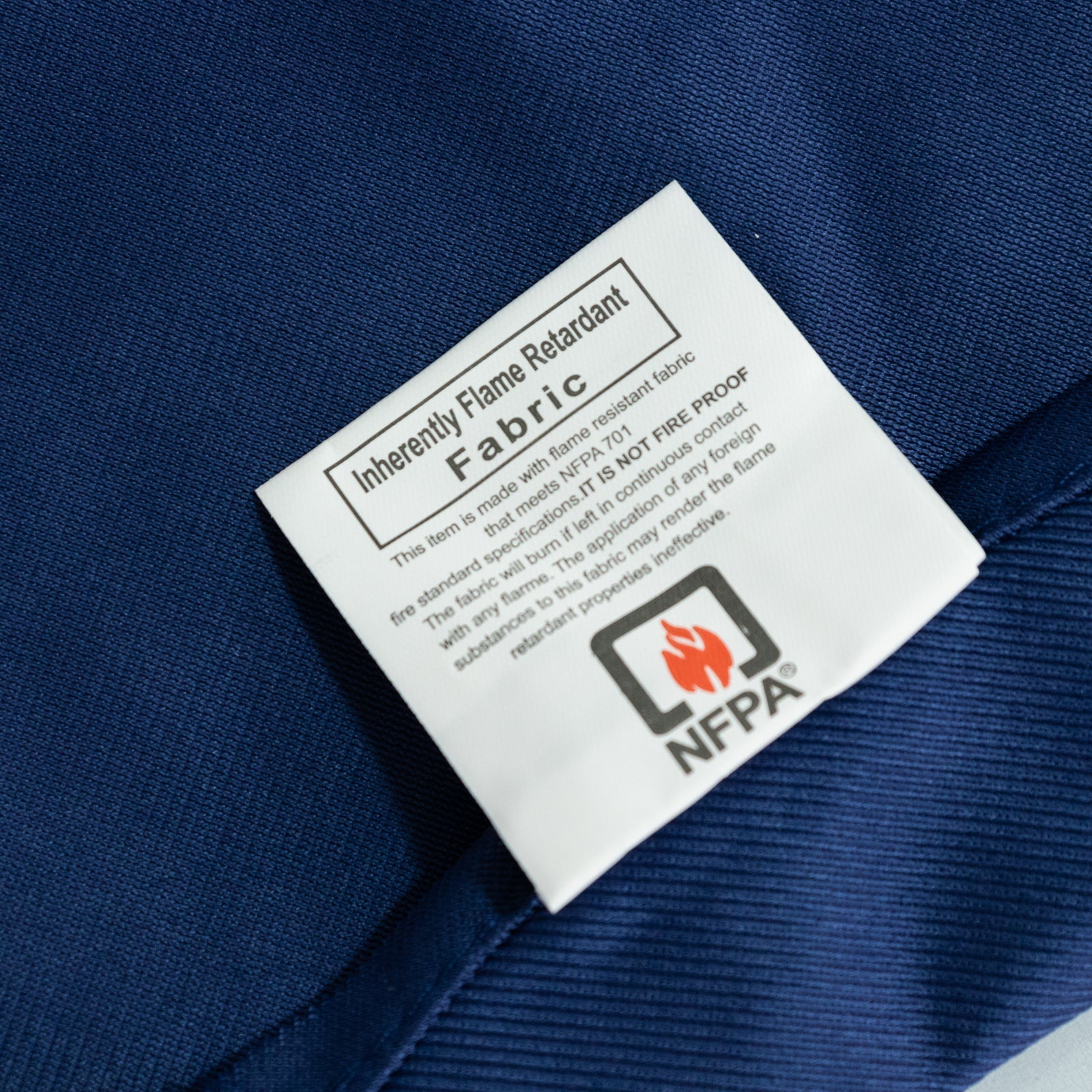 Fire Retardant Scuba Tablecloth â€“ 90" Round Navy Blue, Wrinkle Free, Stain Resistant Polyester Cover - Bell Racket Store