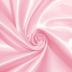 5 Pack Satin 20"x20" Napkins Blush - Luxurious Shine & Smooth Dinner Napkins