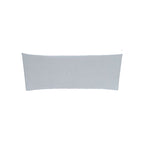 5 Pack Stretch Spandex Chair Sashes Silver - Fitted Finish Two Ply Heavy Duty Chair Bands 5"x12"