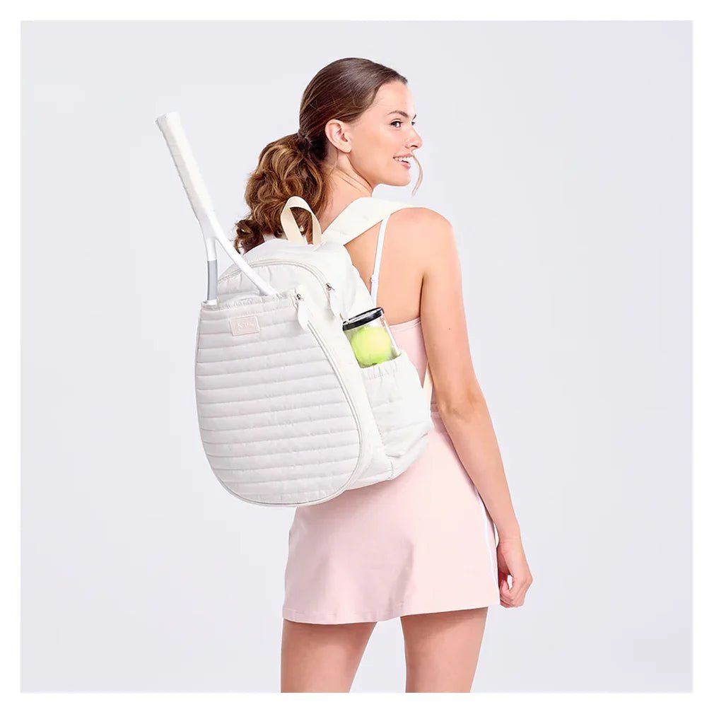 Game On Tennis Backpack Winter White Puffer - Bell Racket Store
