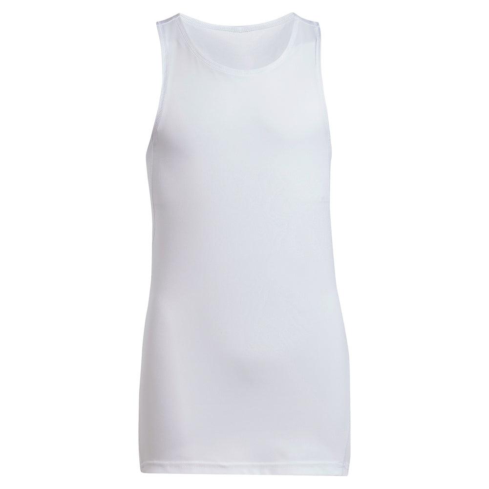 Girls' Club Tennis Tank White - Bell Racket Store