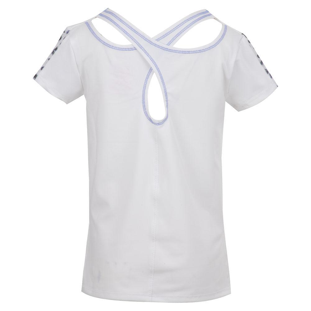 Girls' Grrrl Power Tennis Tee White - Bell Racket Store
