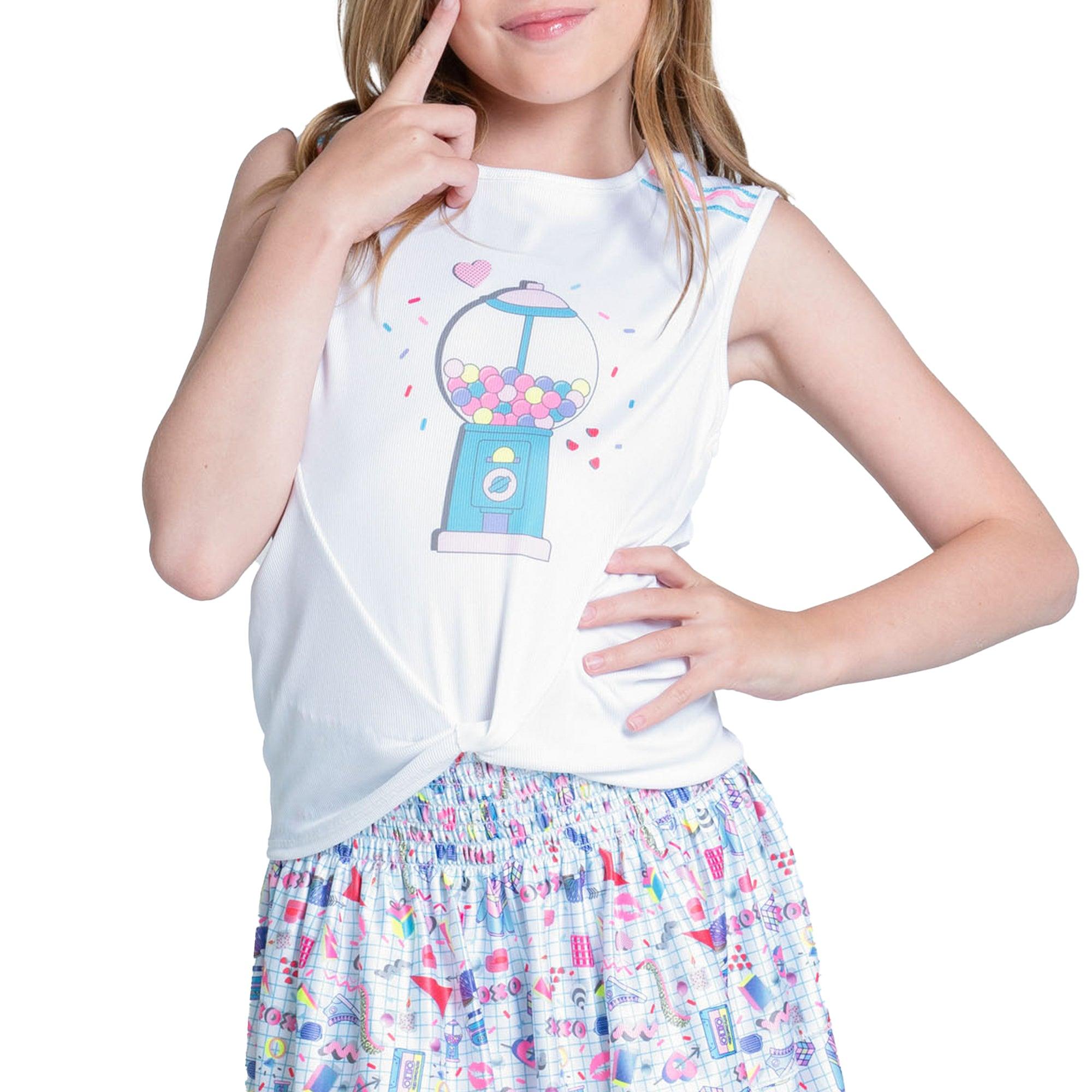 Girls' Gumball Tennis Tank Multicolor - Bell Racket Store