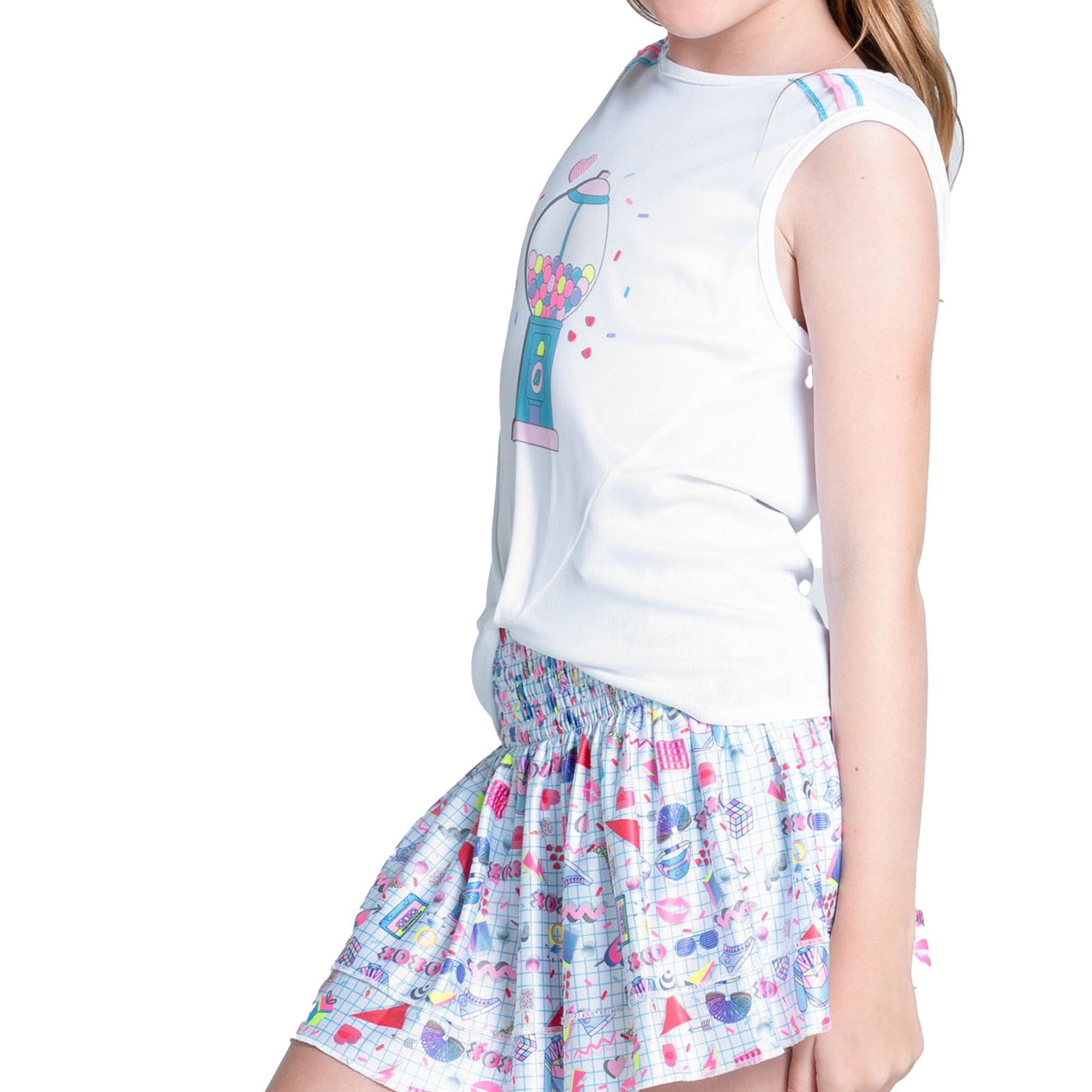 Girls' Gumball Tennis Tank Multicolor - Bell Racket Store