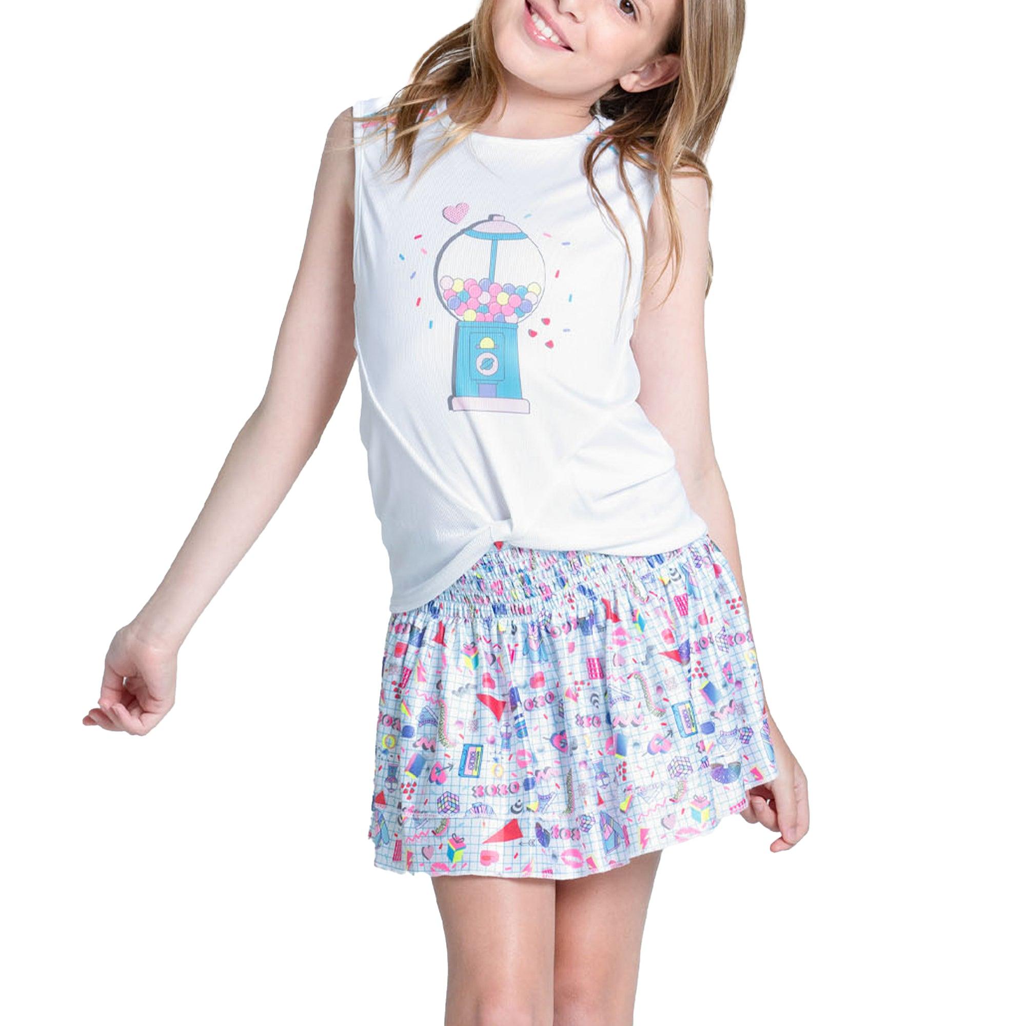 Girls' Gumball Tennis Tank Multicolor - Bell Racket Store