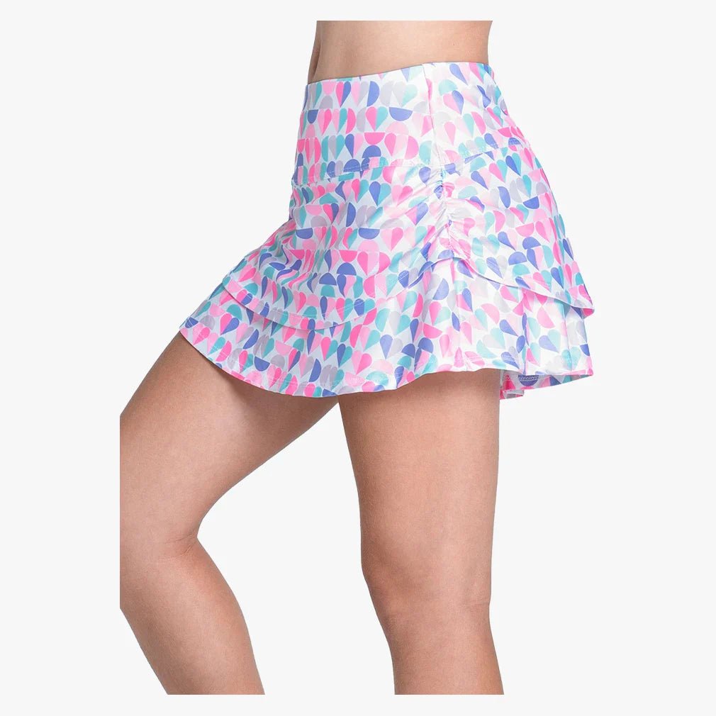 Girls' Itâ€™s A Tie Tennis Skort with Back Pocket Multicolor - Bell Racket Store