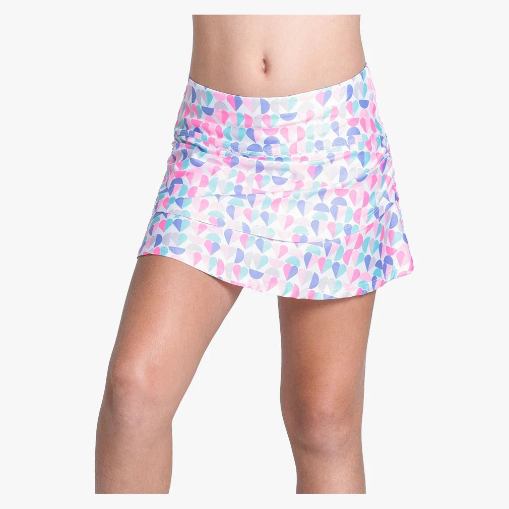 Girls' Itâ€™s A Tie Tennis Skort with Back Pocket Multicolor - Bell Racket Store