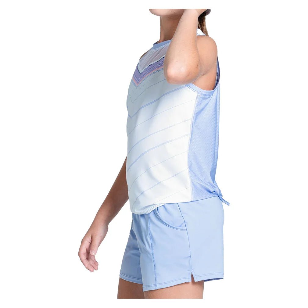 Girls' Love Tie Back Tennis Tank Baby Lavender - Bell Racket Store