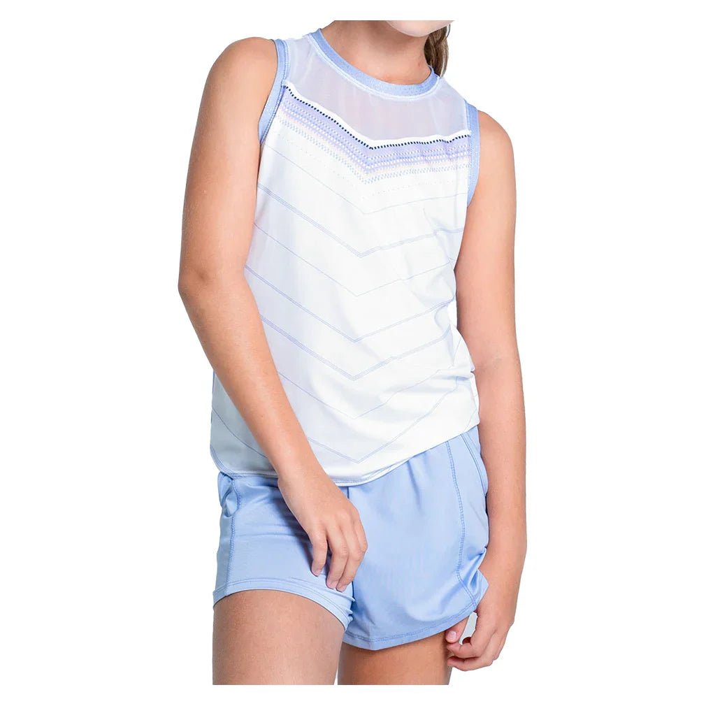 Girls' Love Tie Back Tennis Tank Baby Lavender - Bell Racket Store