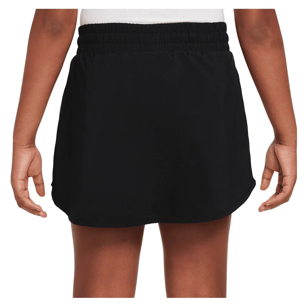 Girls' One Dri - FIT High - Waisted Skort Black and White - Bell Racket Store