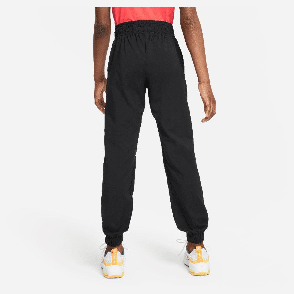 Girls' One Dri - Fit Woven Training Pants Black and White - Bell Racket Store