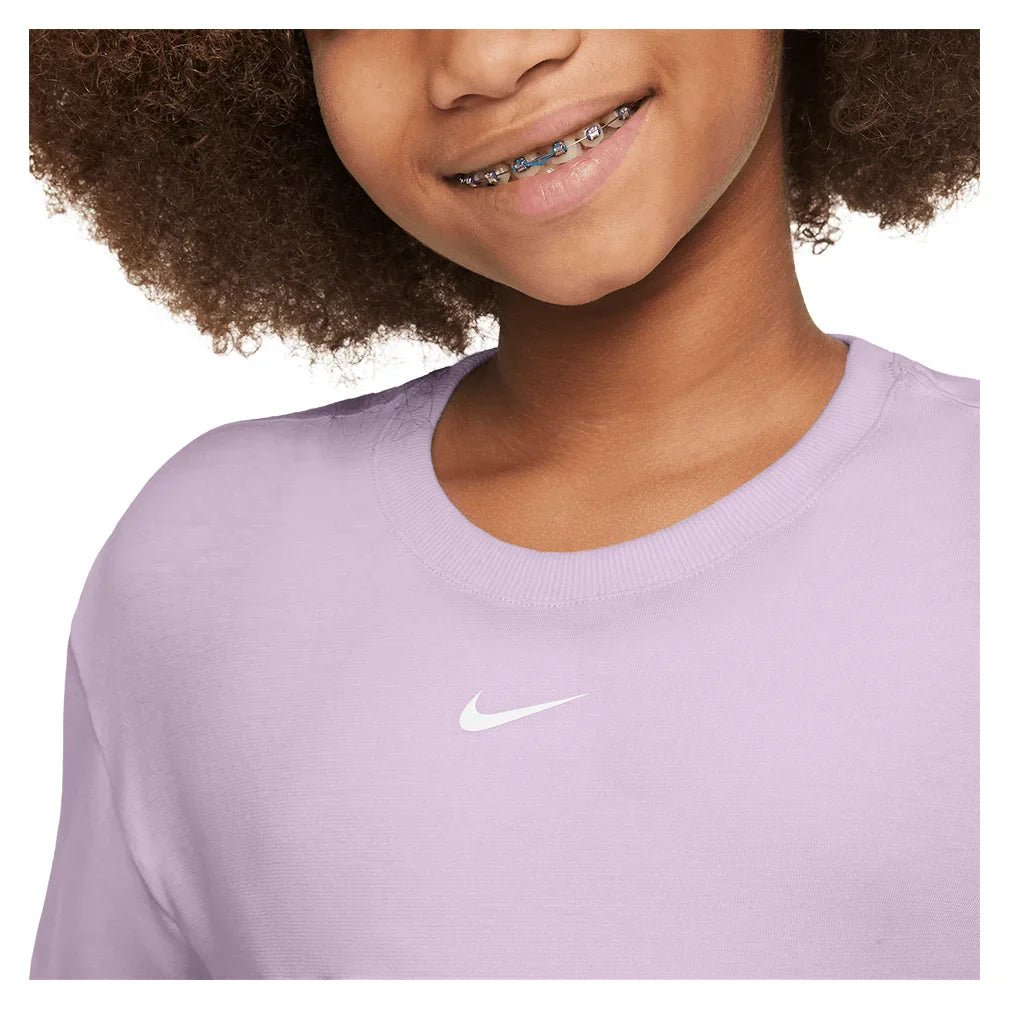 Girls' One Relaxed Dri - FIT Short - Sleeve Top - Bell Racket Store