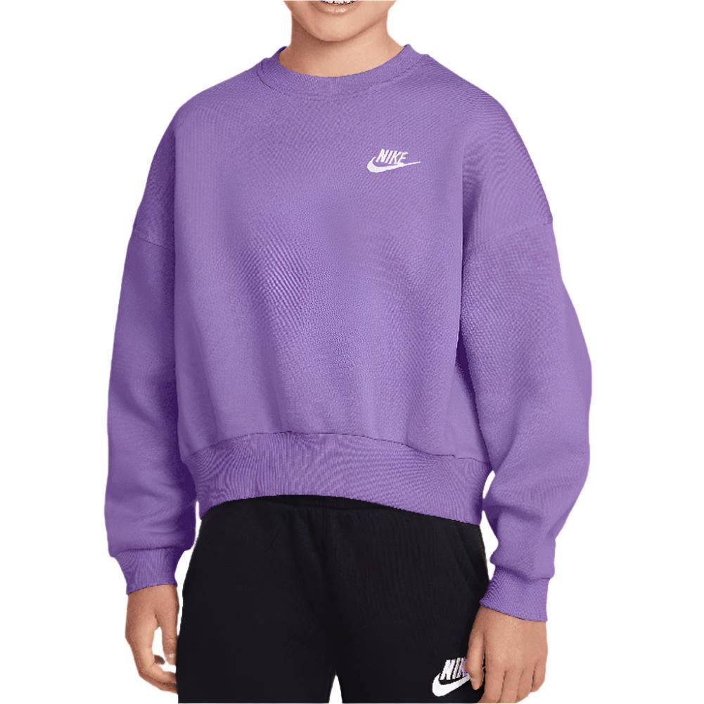 Girls' Sportswear Club Fleece Crew Neck Sweatshirt - Bell Racket Store