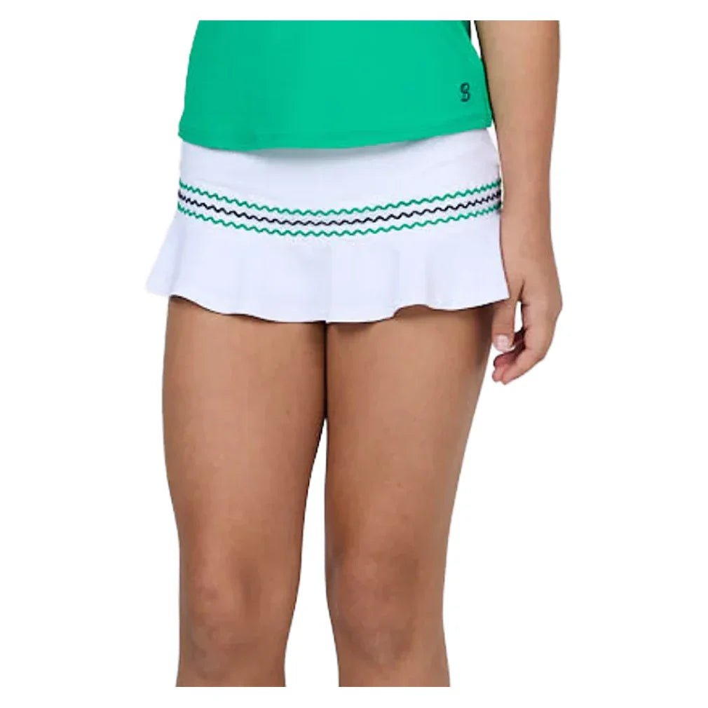 Girls' Tennis Skort White - Bell Racket Store