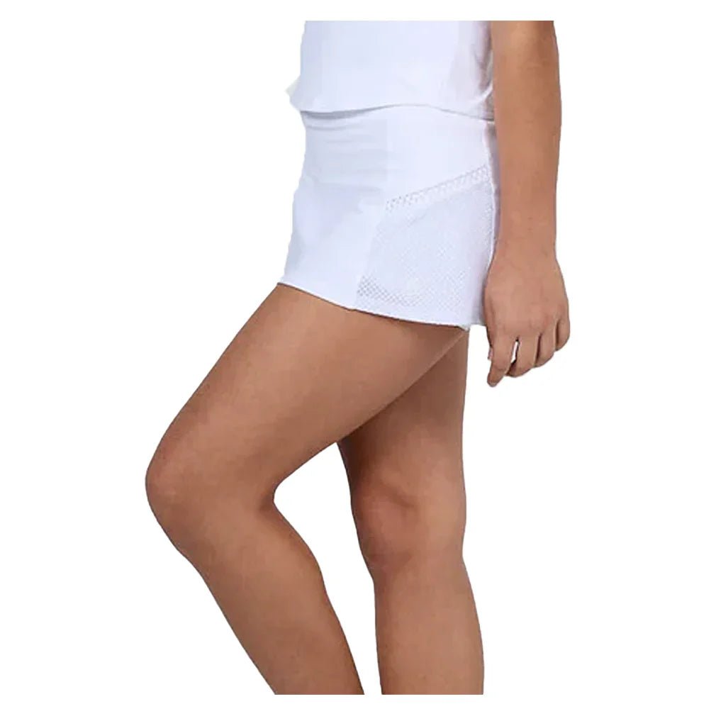 Girls' Tennis Skort White - Bell Racket Store