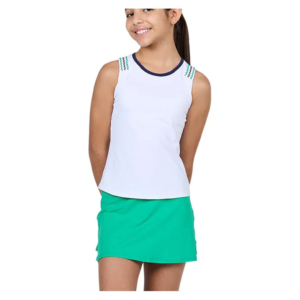 Girls' Tennis Tank White - Bell Racket Store