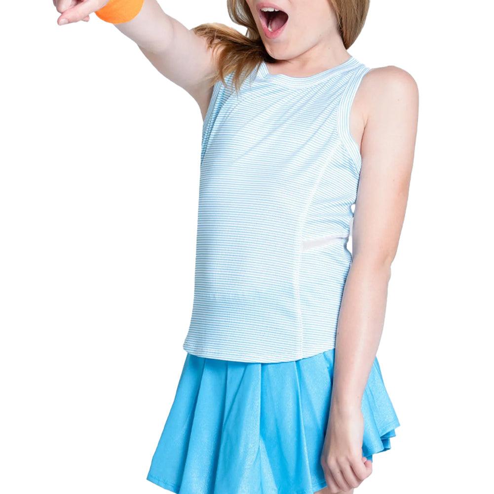 Girls' Victory Streak Tennis Tank Ocean - Bell Racket Store