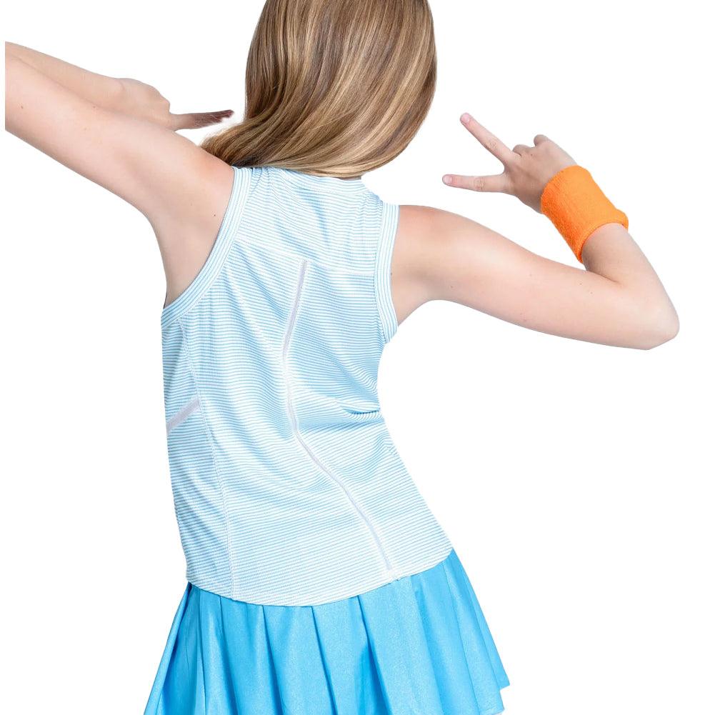 Girls' Victory Streak Tennis Tank Ocean - Bell Racket Store