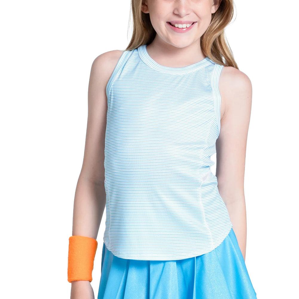 Girls' Victory Streak Tennis Tank Ocean - Bell Racket Store