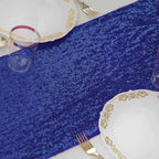 Sequin 12"x108" Table Runner Navy Blue - Glittering Design